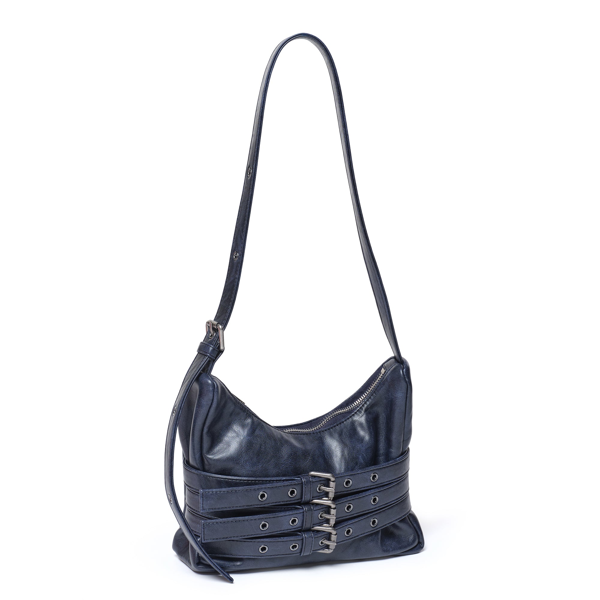 trio belt mug bag M baked navy