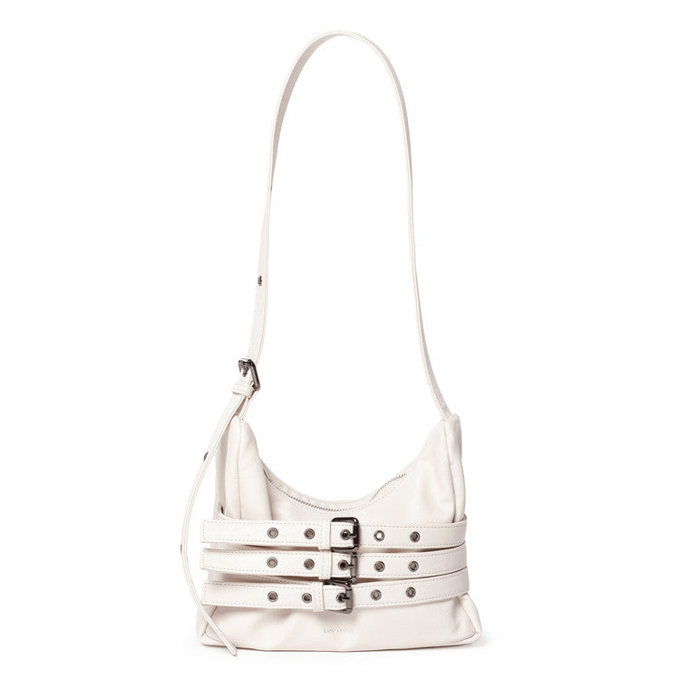 trio belt mug bag M nappa ivory