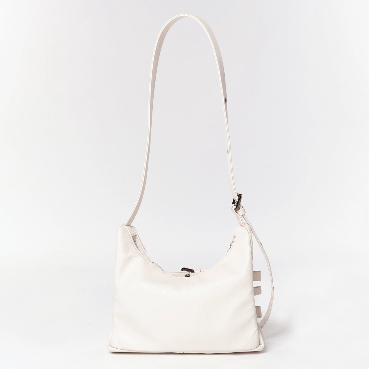 trio belt mug bag M nappa ivory